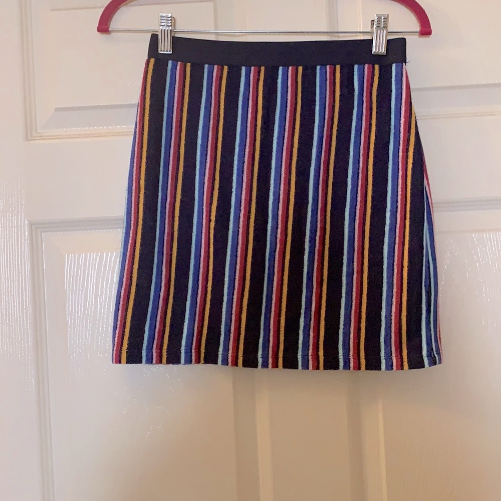 Multi-Colored Mini Skirt